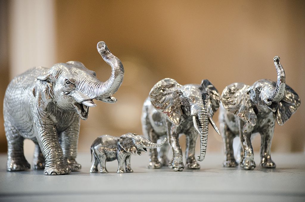 cadeau figurine elephant Etains du Campanile Etain-Passion